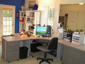 Mini Home Office Setup in Chantilly Va
